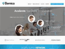 Tablet Screenshot of elemica.com